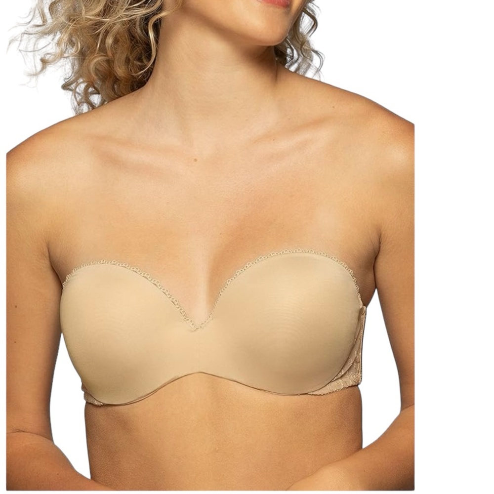 Vanity Fair Gel touch padded strapless bra